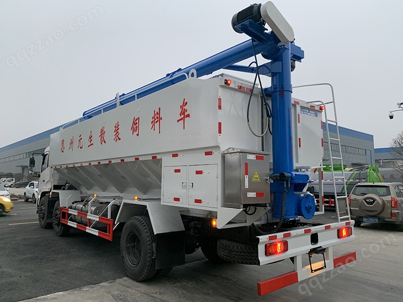东风15吨散装饲料运输车